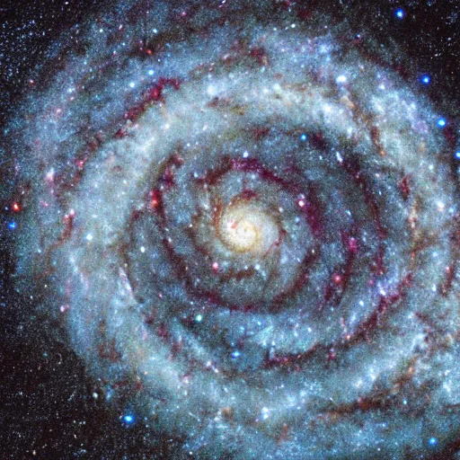 Image similar to extremely detailed photo of a spiral galaxy