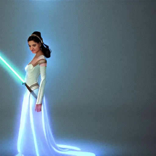 Image similar to victoria justice as princess padme in star wars episode 3, 8 k resolution, cinematic lighting, anatomically correct