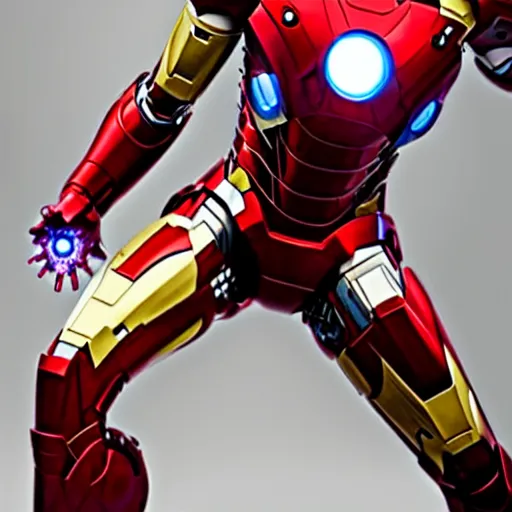 Image similar to cosplay iron man, beautiful girl, hyper realism, many details, high quality,