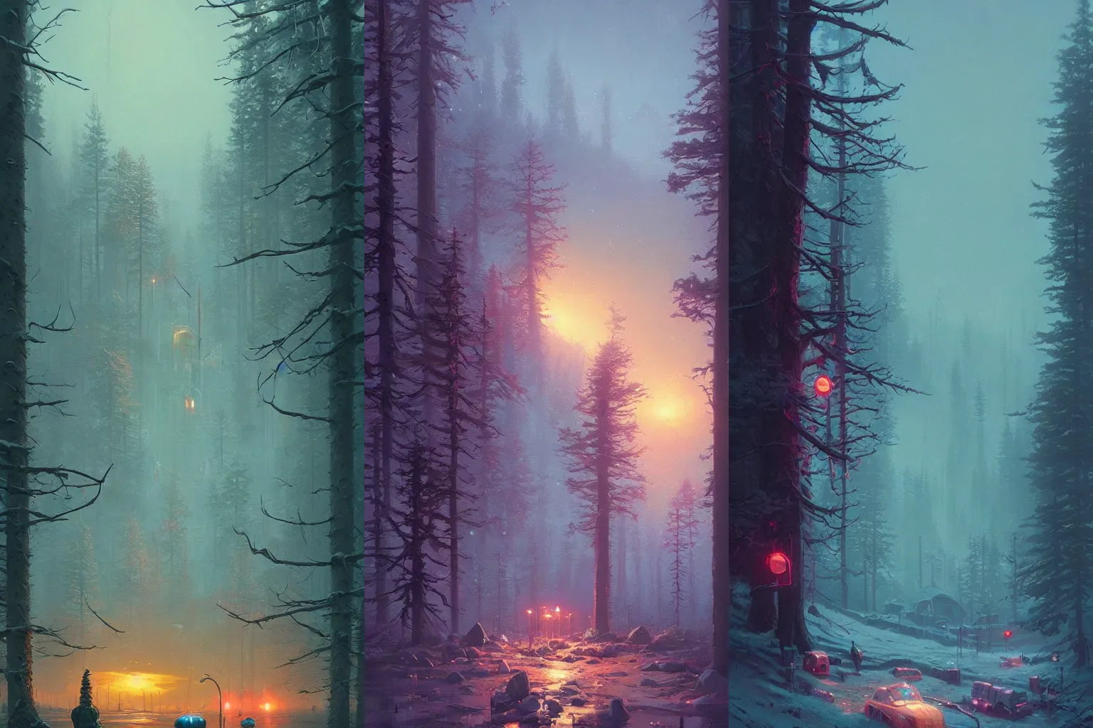 Prompt: 💎💎💎 by Simon Stålenhag, Thomas Kinkade, Greg Rutkowski