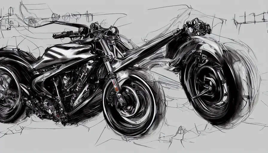 Image similar to single wheel motorcycle concept design and Japanese engineering in the streets of fire movie 8k, a highly detailed epic cinematic digital painting artwork