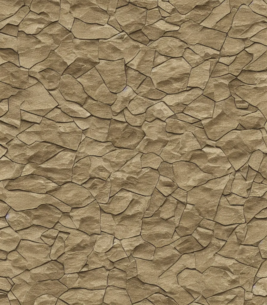 Image similar to texture map of beige stone with horizontal rectilinear engraving cutout