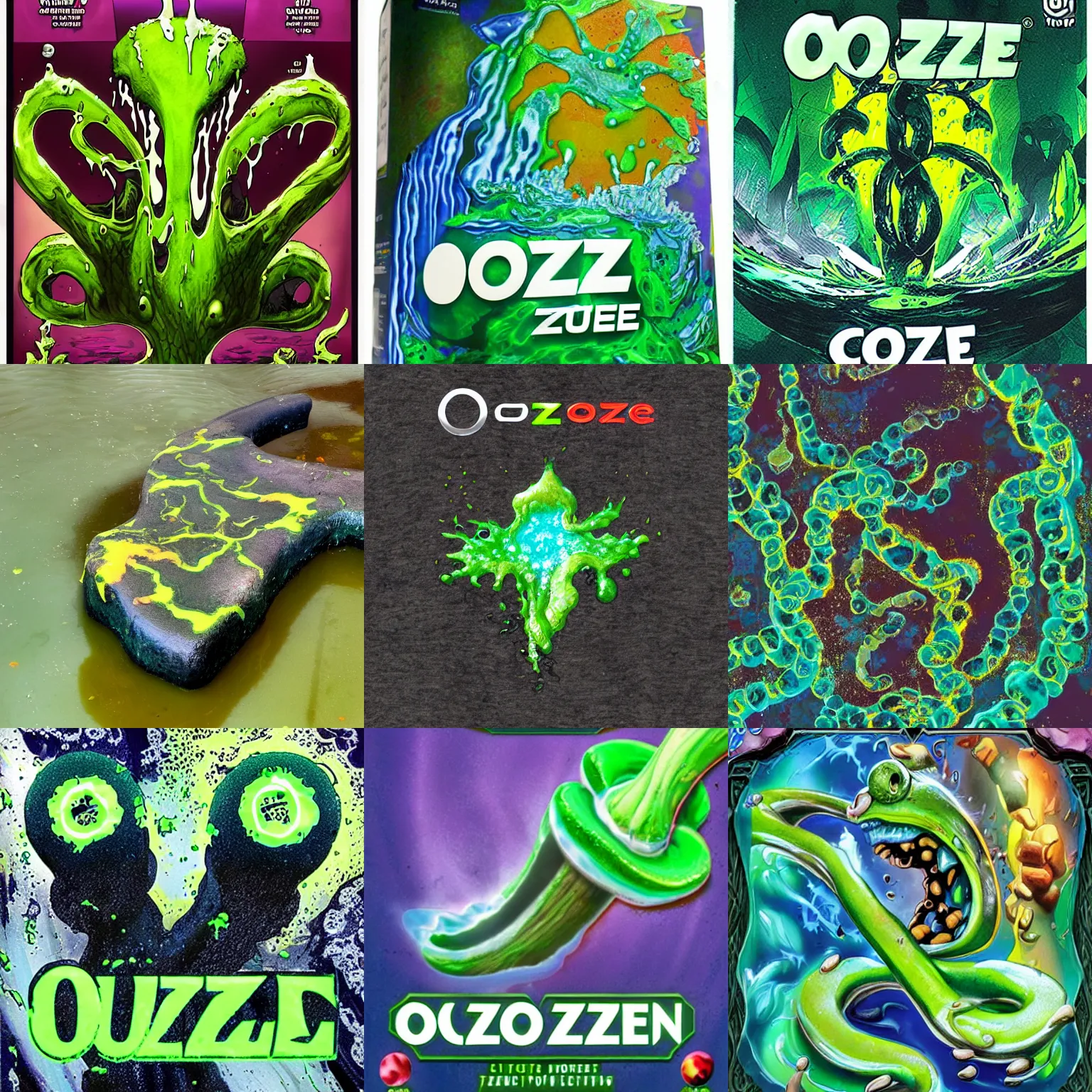 Prompt: ooze