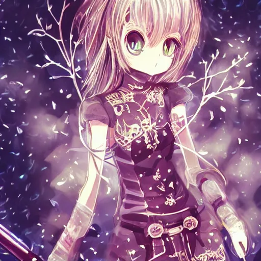 Image similar to “ anime, full body, cute, female, a slender pretty girl wielding a huge hammer, highly intricate detailed, light and shadow effects, intricate, highly detailed, digital painting, art station, concept art, smooth, sharp focus, illustration, advanced digital anime art, the most beautiful thing in the real world, so detailed that the ai drew it ”