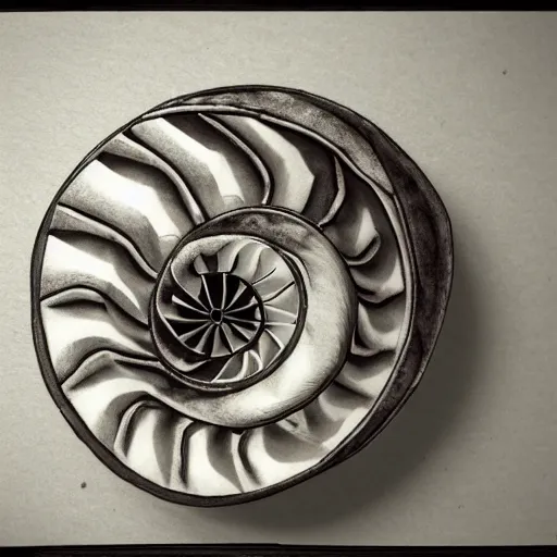 Image similar to notably in the shape of a nautilus by tom _ mct