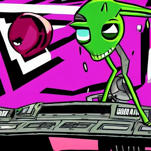 Image similar to Invader Zim gta San Andreas loading screen