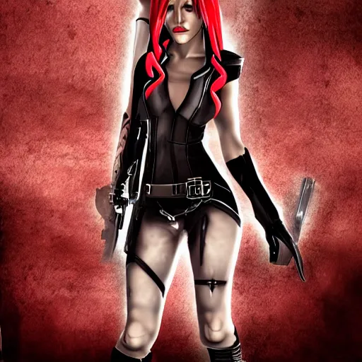 Image similar to rayne from bloodrayne game art