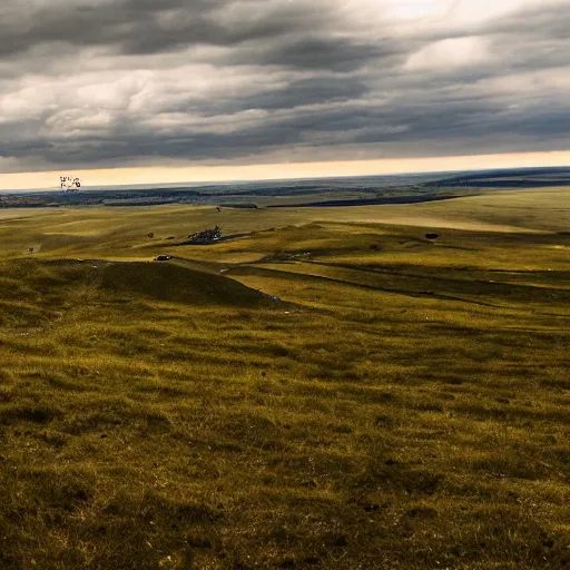 Image similar to world war 1 battlefield of france, 4 k, high resolution, still, landscape, hd, dslr, hyper realistic