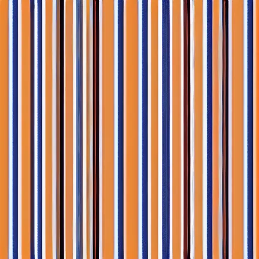 Image similar to textile pattern orange diagonal stripes with thin blue and white lines, high quality 2d