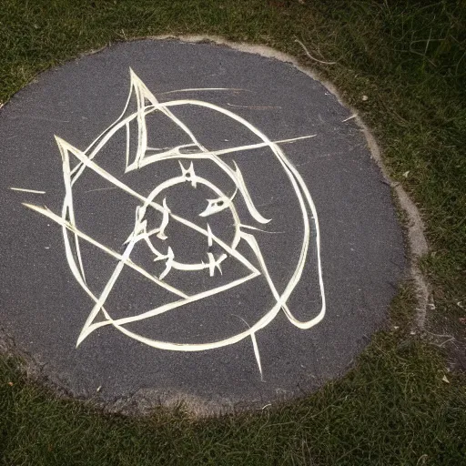 Prompt: sigil demon summoning