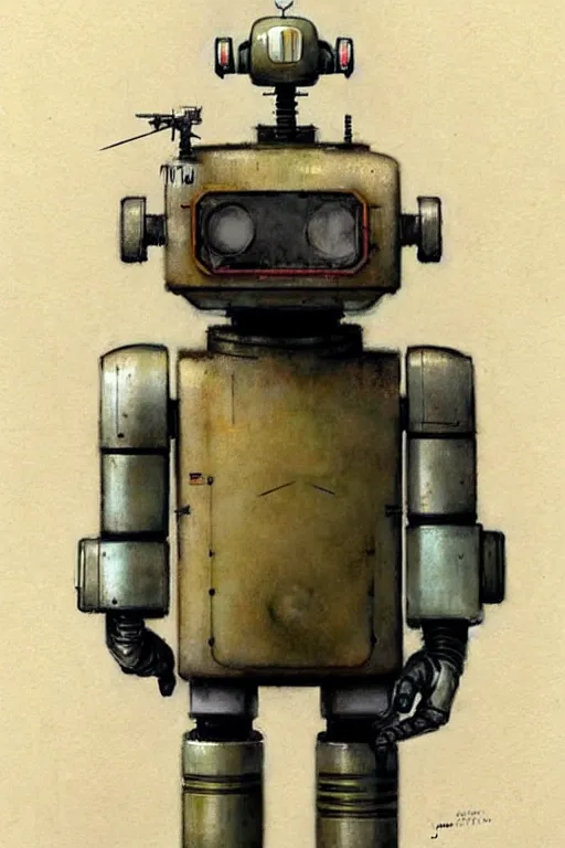 Image similar to ( ( ( ( ( 1 9 5 0 s retro future robot android industrial. muted colors. ) ) ) ) ) by jean - baptiste monge!!!!!!!!!!!!!!!!!!!!!!!!!!!!!!