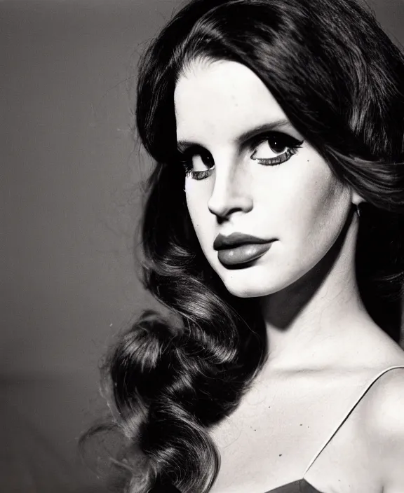 Image similar to lana del rey by thomas ruff