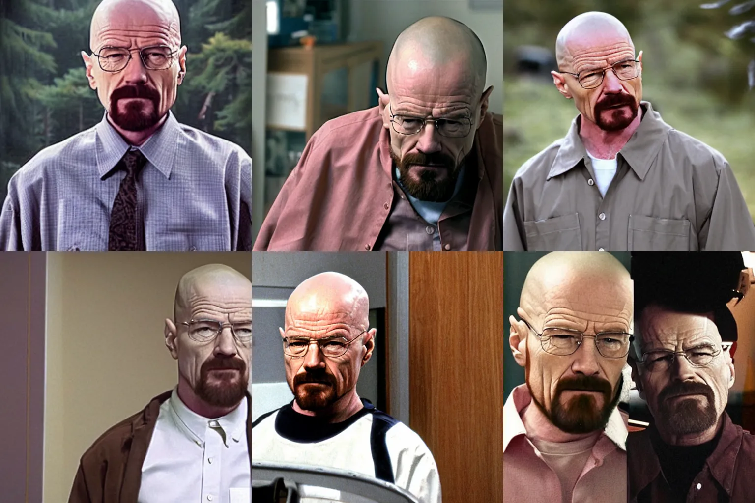 Prompt: Walter White acting like a sussy baka