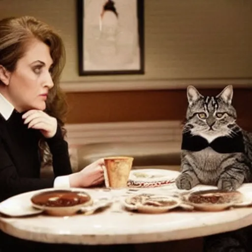 Image similar to the sopranos with cats