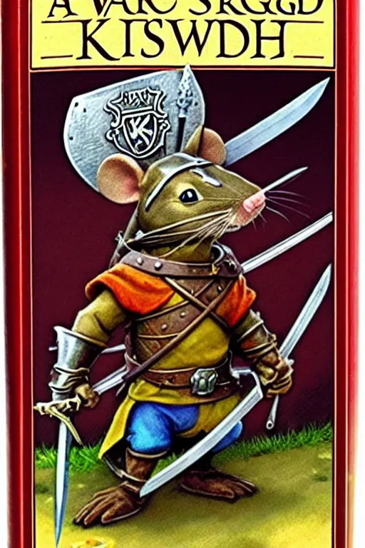 Prompt: a heroic mouse knight with sword and shield, redwall, brian jacques, detailed, epic