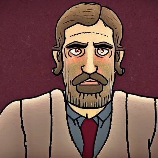 Prompt: jesus christ from rusty lake : roots ( 2 0 1 6 videogame ), very detailed face