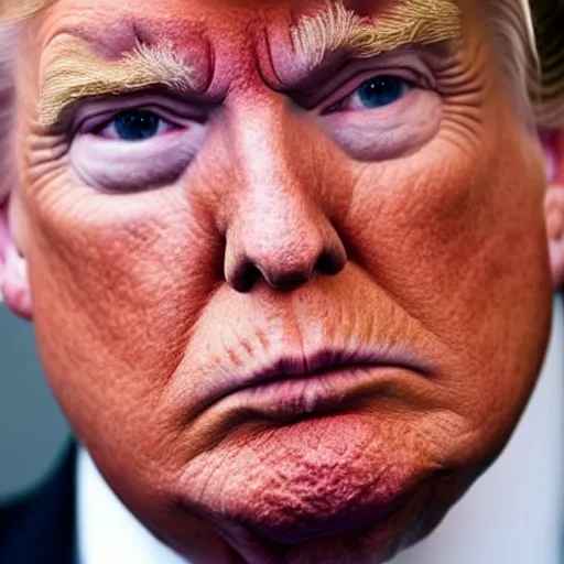 Prompt: Donald trump, close up, portrait photography