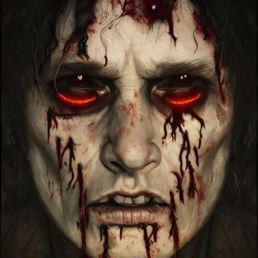 Image similar to portrait of adam ant as a zombie, 7 days to die zombie, fine art, award winning, intricate, elegant, sharp focus, cinematic lighting, highly detailed, digital painting, 8 k concept art, art by guweiz and z. w. gu, masterpiece, trending on artstation, 8 k