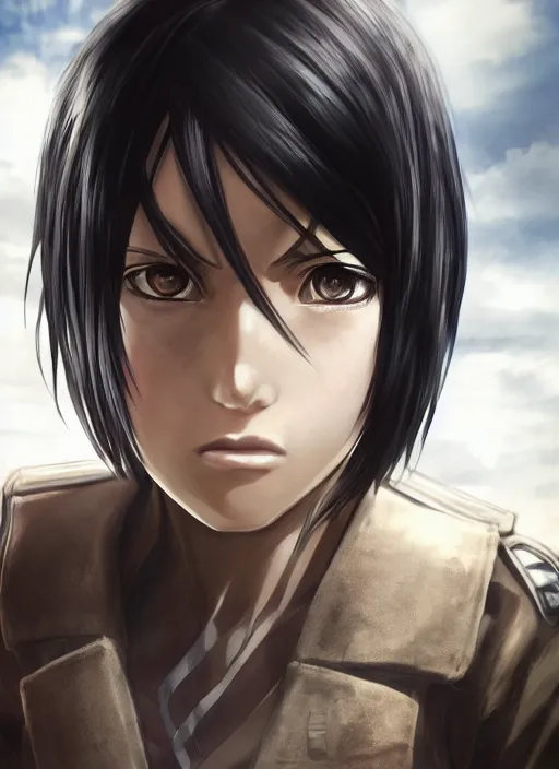 Mikasa Ackerman, attack on titan, scifi, hyper | Stable Diffusion | OpenArt