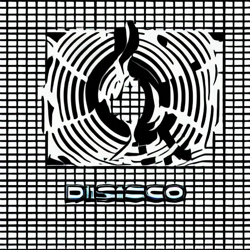 Image similar to logo design of Disco Diffusion