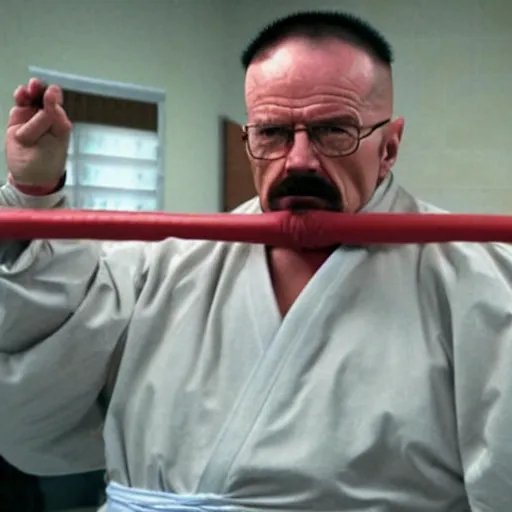 Image similar to walter white as a sumo fighter