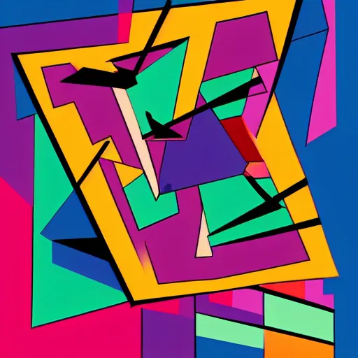 Image similar to cubo - futurism art style