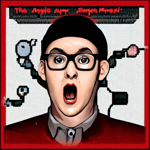 Image similar to the angry video game nerd