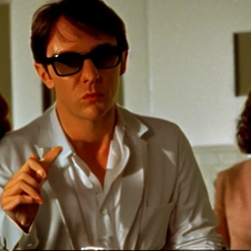 Image similar to a film still from the film Risky Business