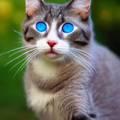 Image similar to cat with blue eyes,