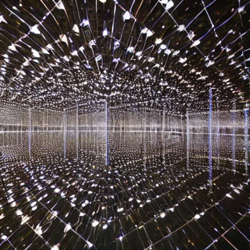 Prompt: Liminal space in outer space by Bruce Munro