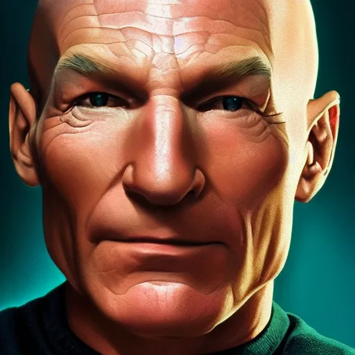 Prompt: captain picard, high detail, high definition,