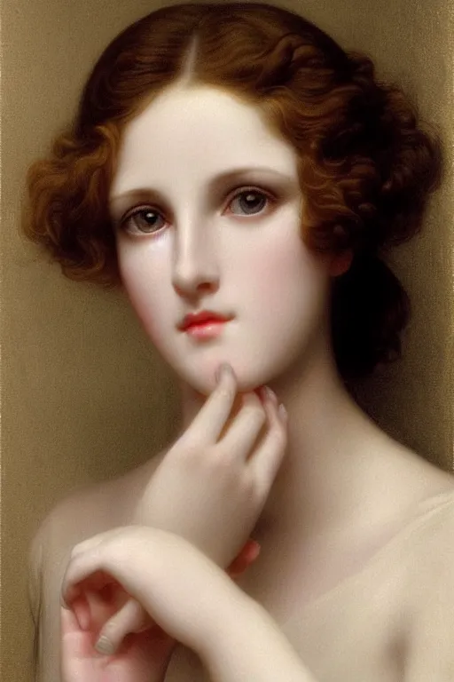 Prompt: parlour girl by vittorio reggianini, dark lighting, perfectly detailed eyes, beautiful hands, pale skin, clear face