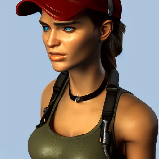 Prompt: High resolution Lara Craft 3D Model, realistic, ultra details