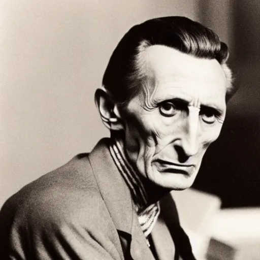 Prompt: dslr photo portrait still of!! young peter cushing, 8 k, by diane arbus,