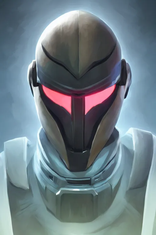 Image similar to epic mask helmet robot ninja portrait stylized as fornite style game design fanart by concept artist gervasio canda, behance hd by jesper ejsing, by rhads, makoto shinkai and lois van baarle, ilya kuvshinov, rossdraws global illumination radiating a glowing aura global illumination ray tracing hdr render in unreal engine 5