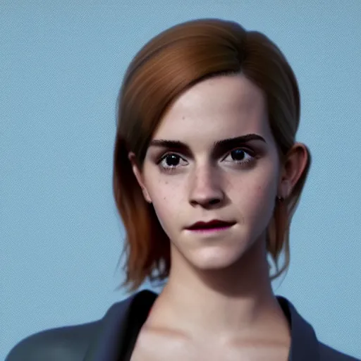 Image similar to surface inperfections emma watson as a pixar character cgsociety octane render unreal engine redshift render trending on artstation trending on artstation render blender behance cg superhero