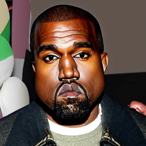 Image similar to kanye west as tweedy bird