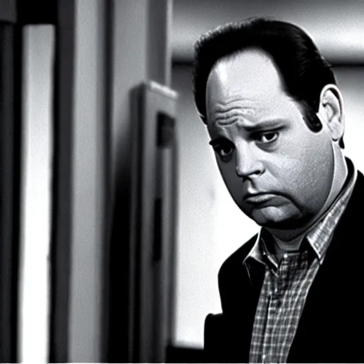 Image similar to George Costanza from Seinfeld in a Noir Film