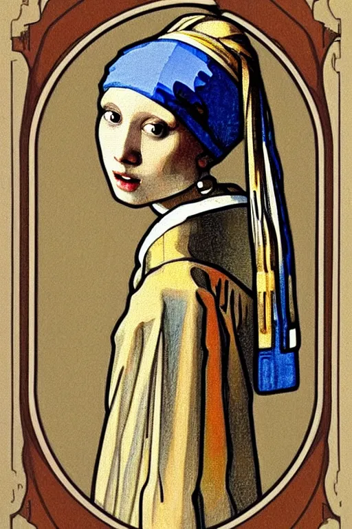 Girl with a hot sale pearl earring similar artworks