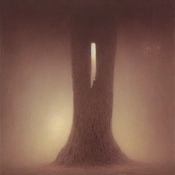 Prompt: a painting of god by zdzislaw beksinski