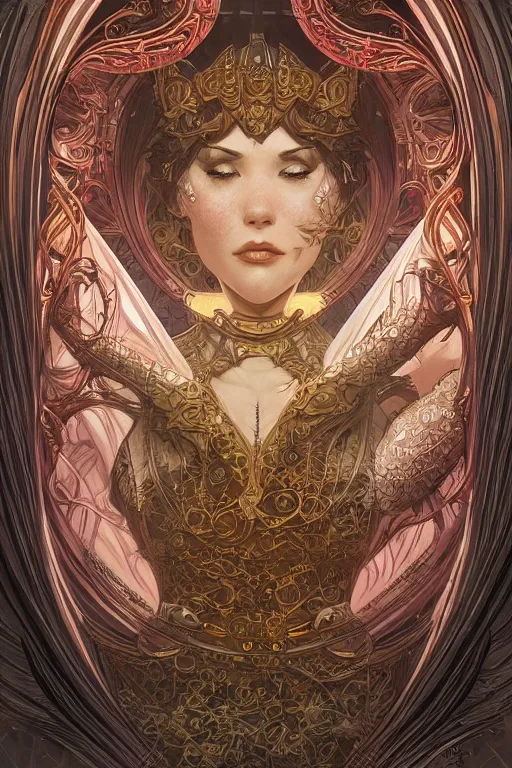 Prompt: pipe organ, d & d, fantasy, intricate, elegant, highly detailed, digital painting, artstation, concept art, smooth, sharp focus, illustration, art by artgerm and dragolisco and alphonse mucha and dragolisco