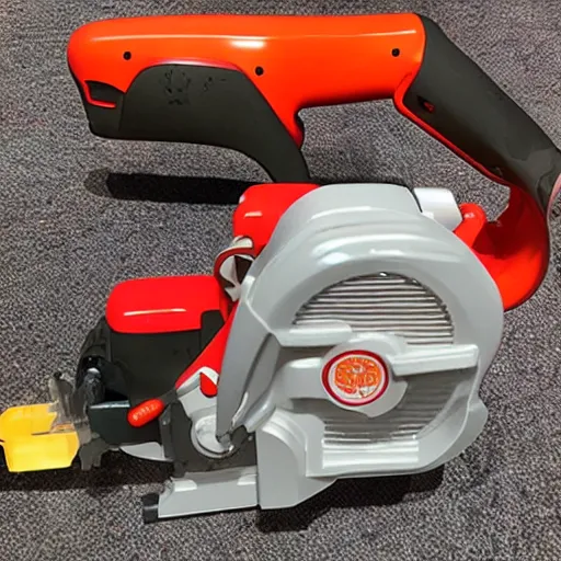 Prompt: fisher price my first chainsaw