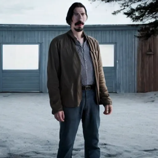 Image similar to adam driver as walter white