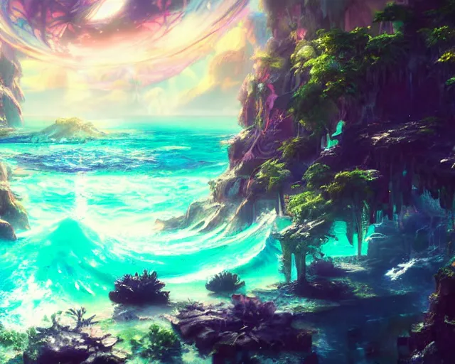 Dream world, world, fantasy, paradise, dream, HD wallpaper