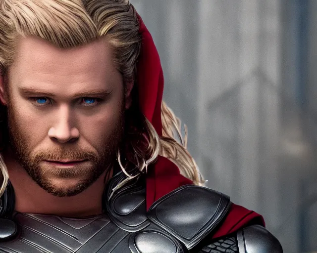 Prompt: thor as a drag queen, cinematic shot, 8k resolution, hyper detailed