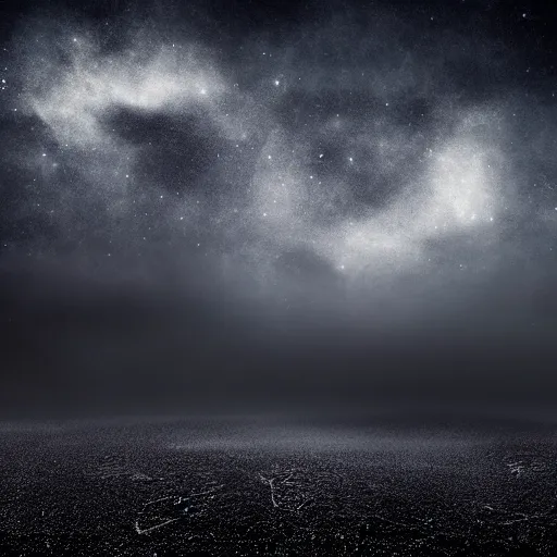 Prompt: dark, galaxy, evil, moody, fog, stars, wonder, mystery, realistic, 4 k, devil