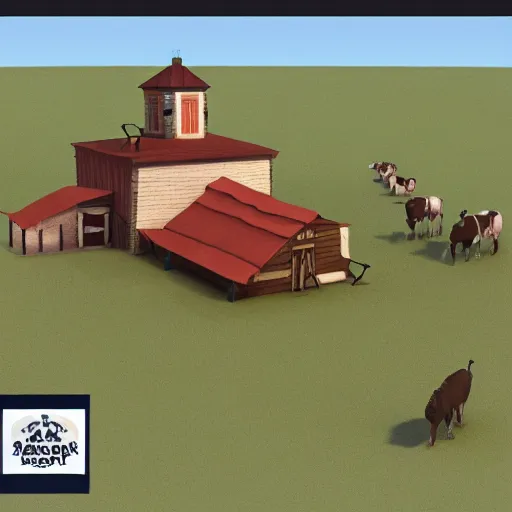 Image similar to Napoleon animal farm 3d model