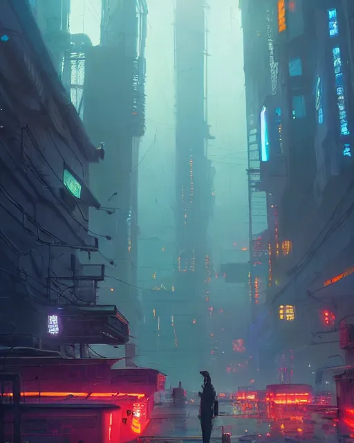 Image similar to painting of dystopian cyberpunk london, by simon stalenhag, cory loftis, james gilleard, atey ghailan, makoto shinkai, goro fujita, studio ghibli, rim light, exquisite lighting, clear focus, very coherent, plain background, soft painting