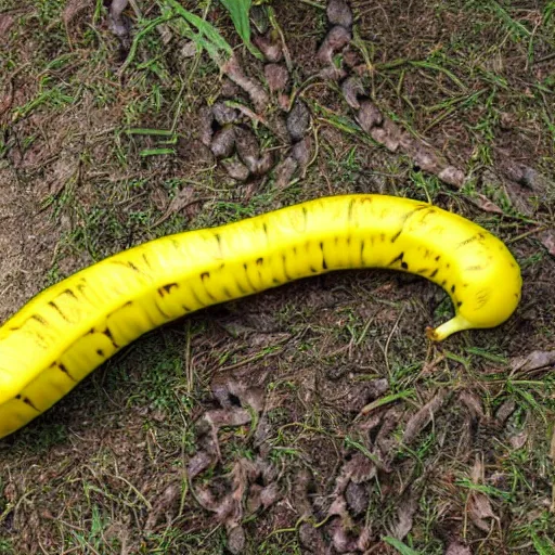 Prompt: snake banana