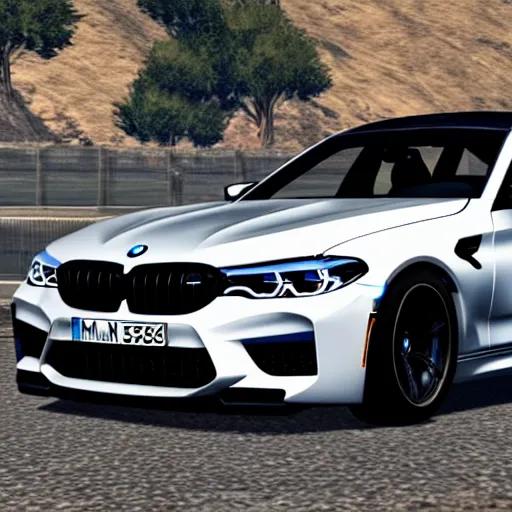 Prompt: “2019 BMW M5 in GTA V”